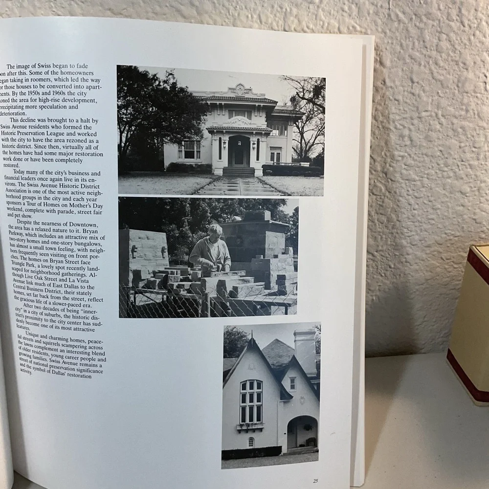 A Guide to the Older Neighborhoods of Dallas Vintage Dallas History Book